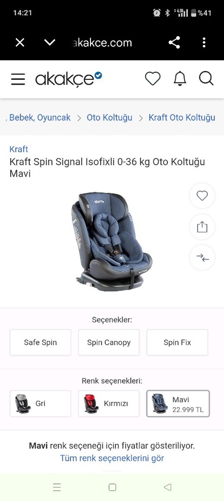 KRAFT MARKA BEBEK OTO KOLTUĞU - 4
