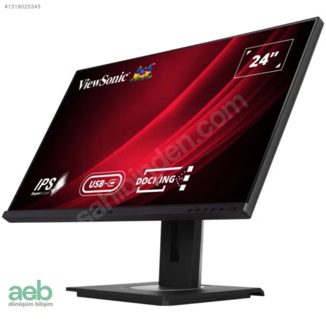 ViewSonic VG2456 24 IPS USB-C Monitör | Dock, Ethernet, Pivot