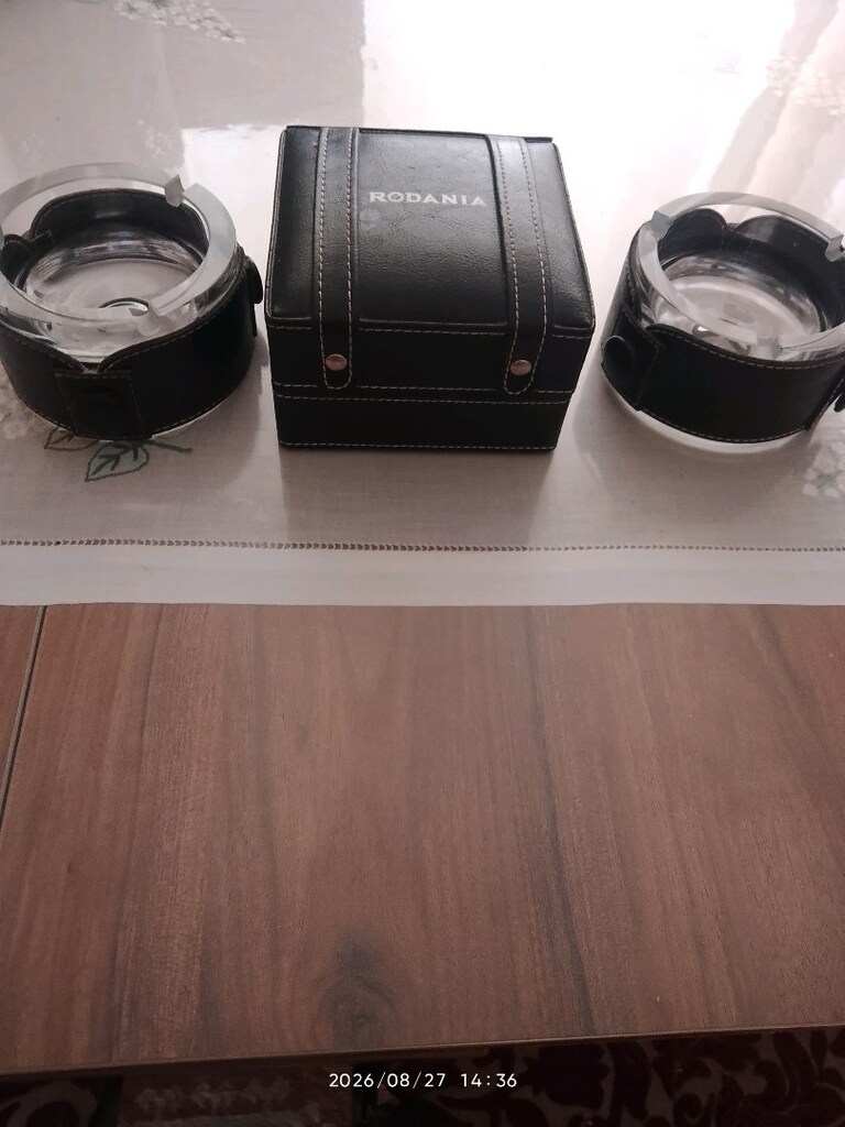 CAM DERİ KAPLAMA KÜLLÜK VE HEDİYE KUTUSU.DEFOSU YOK.ÇOK YENİ - 13