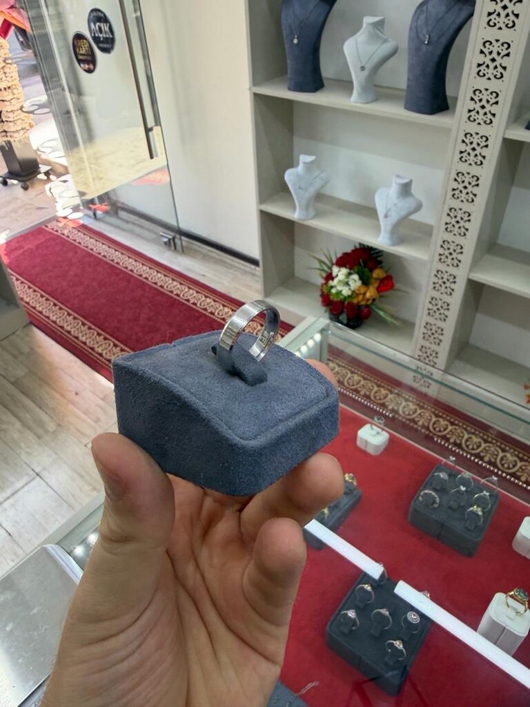 925 Ayar Gümüş Alyans yüzük - 3