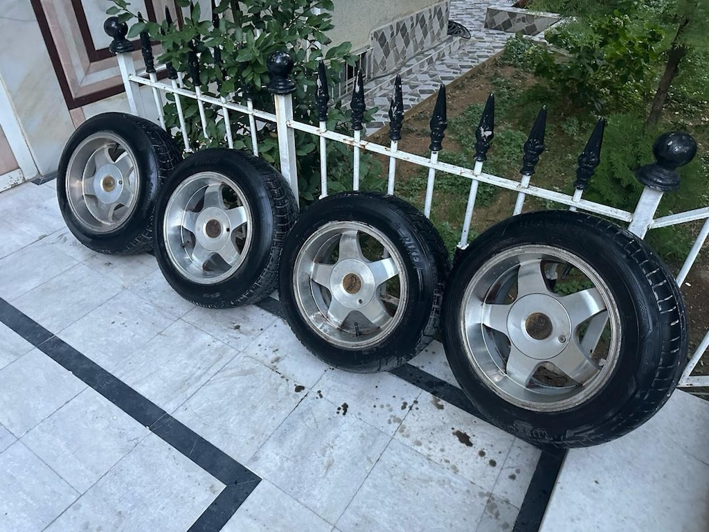 Spor DRB Çelikjant lastik takımı 3.Riken lastik 1.Adet Milestone 5x100 - 5