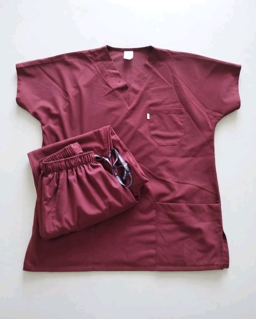 Class Bordo Üniforma Scrubs - 3