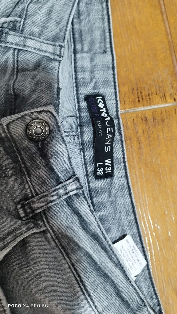 #Koton jeans pantolon..Eni çekilince 42 Boyu 102  Paça 16 ??? - 4