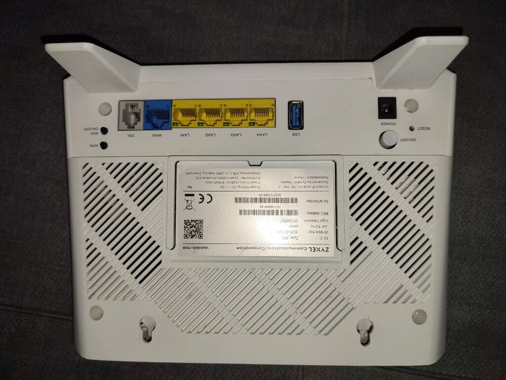 Zyxel 300 Mbps modem Fiber desteği olan,,ADSL, VDSL,Router desteği var - 2