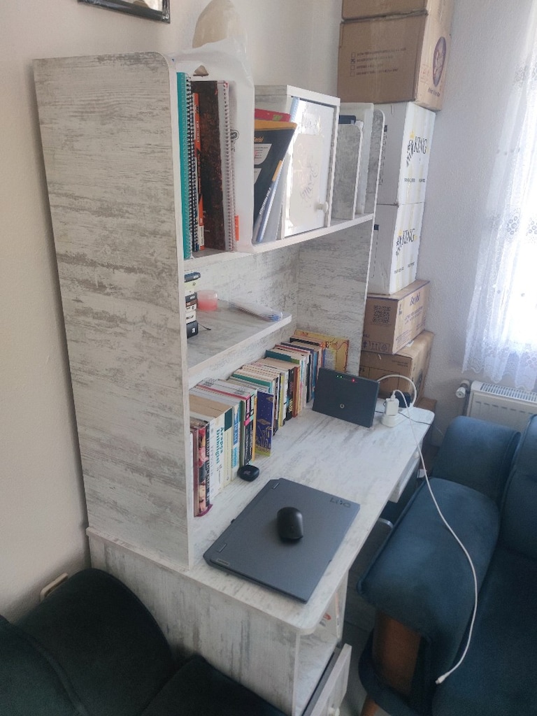 kitaplıklı çalışma masası - 3