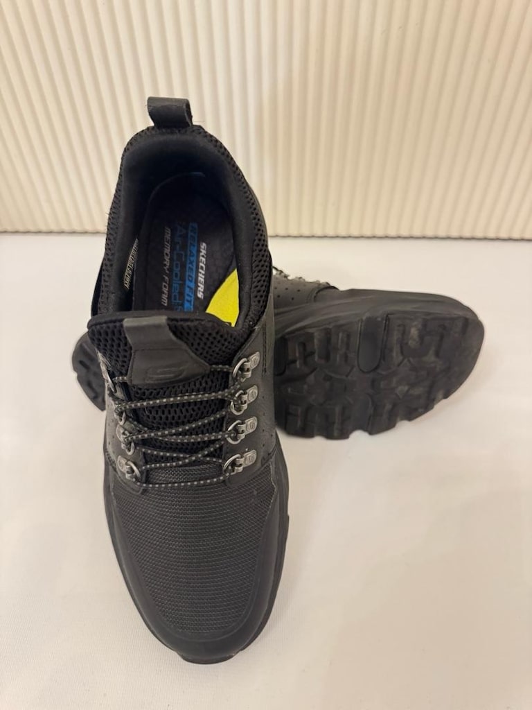 Skechers Siyah Bağcıklı Spor Ayakkabı - 4