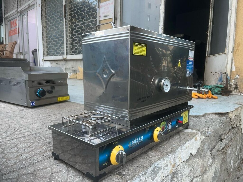 MİZAN DOĞALGAZ CE BELGELİ ÜÇLÜ ÇAY KAZANI SIFIR AYARINDA KULLANILMAMIŞ - 6