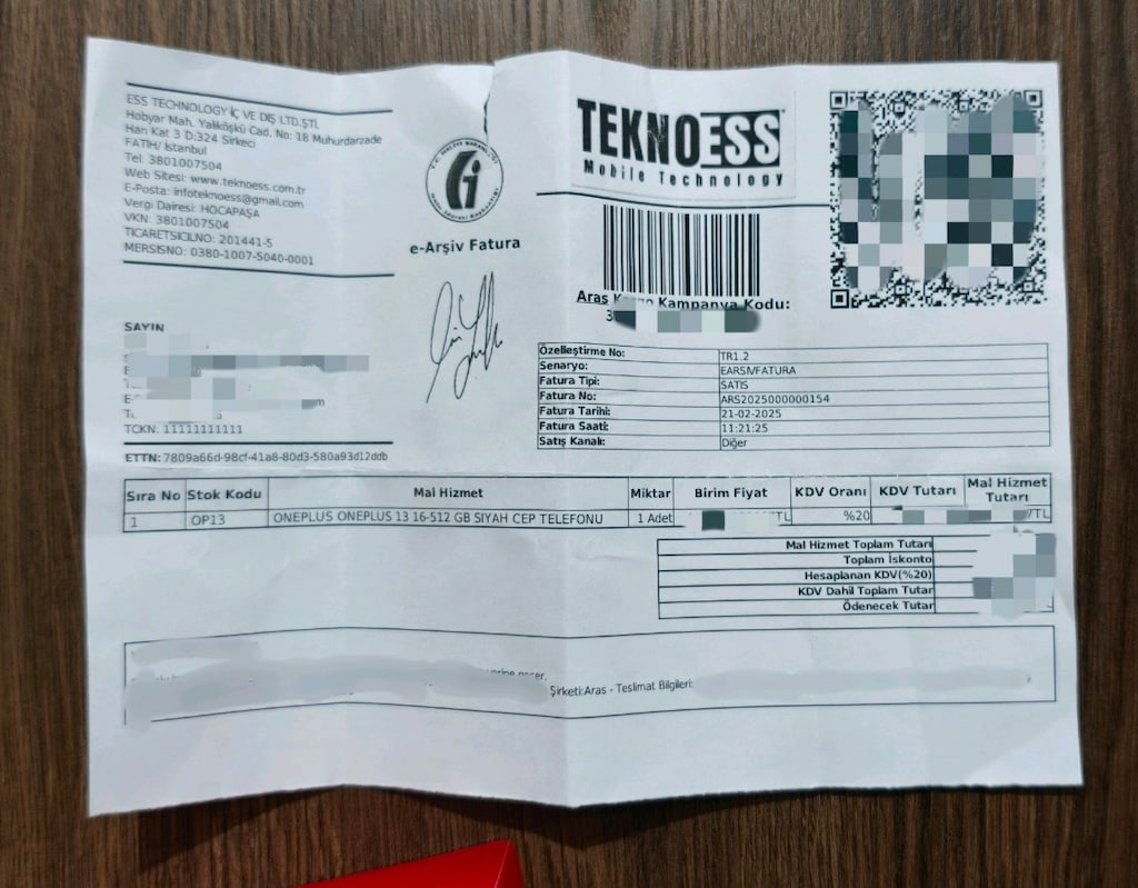 ONEPLUS 13 YURTİÇİ FATURALI GARANTİLİ 512GB SORUNSUZ - 4