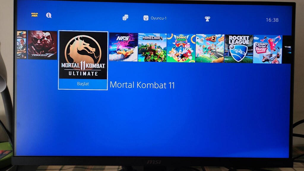 PS4 Slim 1 TB, 16 Oyunlu, Çift Kollu, Sorunsuz Tertemiz Cihaz - 12