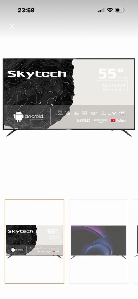 skytech 65 inç ve 55 inç sınırsız stok - 6