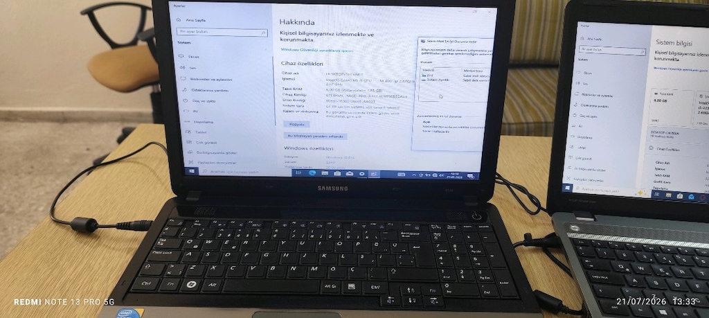 laptop Samsung i5 1. nesil 8 GB ram 500 GB HDD batarya bitik - 3