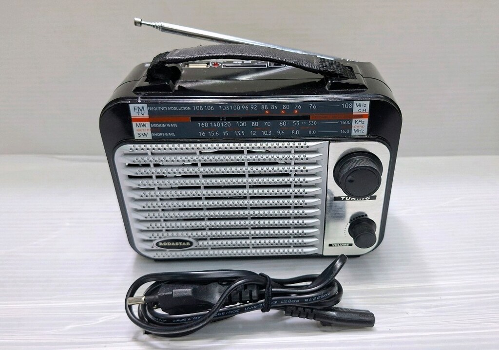 Elektrikli,Şarjlı,Pilli,Fm'li,3 Band,Usb ve Sd Okuyuculu Radyo, Kyaka - 2