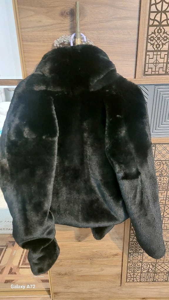 Peluş Kürklü mont Kadın - 2