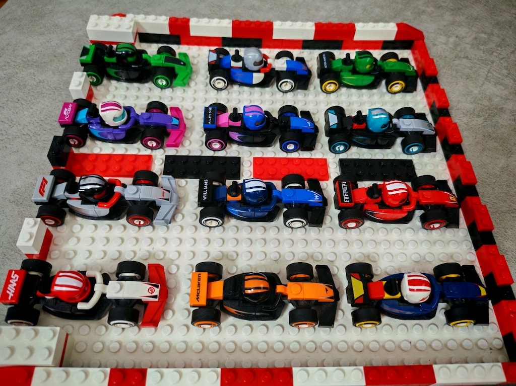 F1 mini lego seti - 7