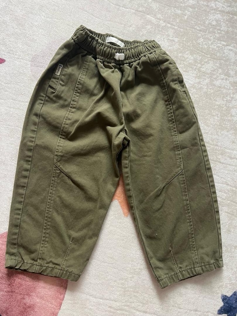 ZARA erkek 4 yaş 5adet havuç pantolon 4yaş erkek 2adet sweatshirt - 5