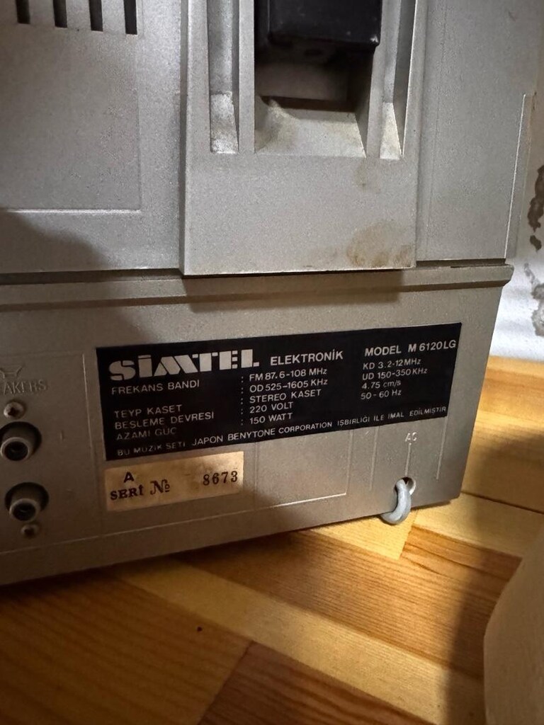 Simtel M6120LG Kaset Plakçalar Müzik Seti - 3