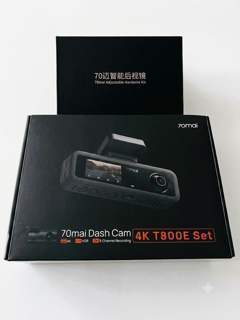 70mai T800E 3 Kanallı Ön Arka İç Mekan Kamera + UP06 Park Modu Kiti - 10