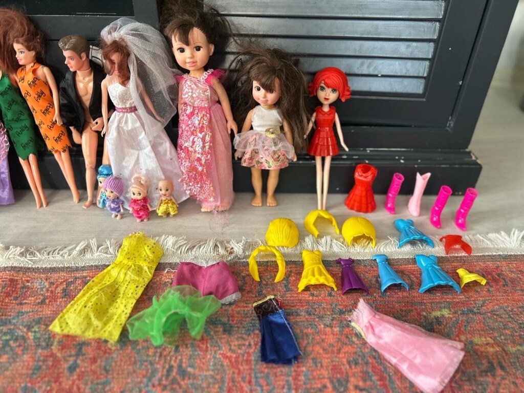 çoklu toplu Barbie bebekler - 5