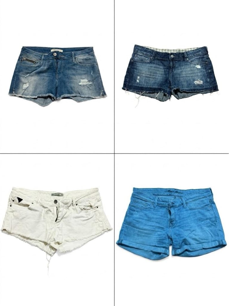 4 adet 40 beden denim şort