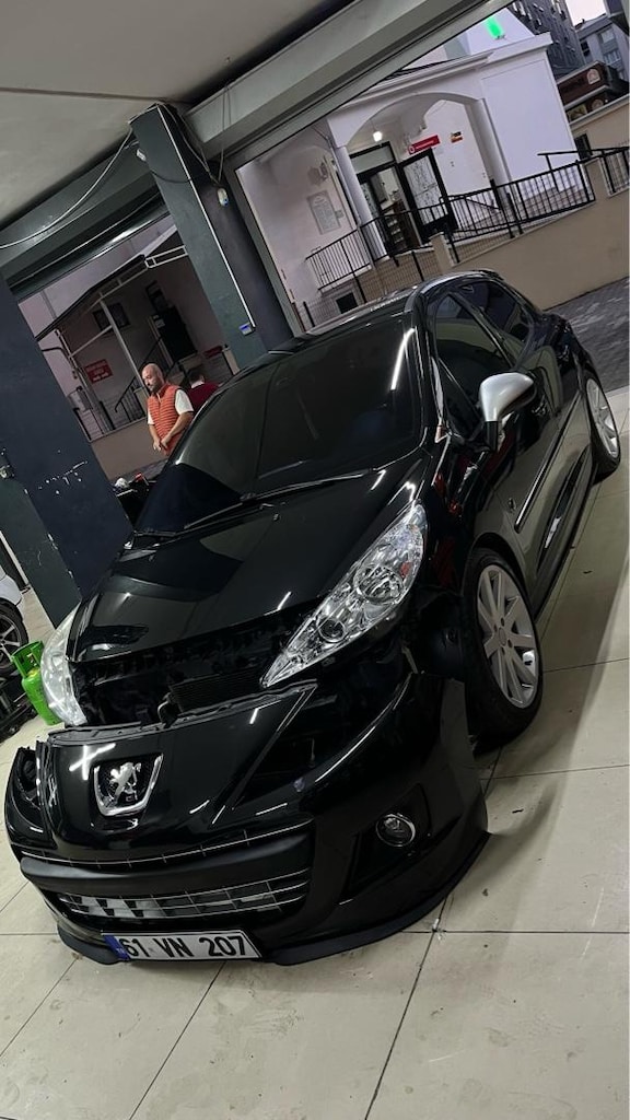 PEUGEOT 207 RC JANT LASTİK | YENİ BOYALI | KAYNAKSIZ İŞLEMSİZ TERTEMİZ - 2