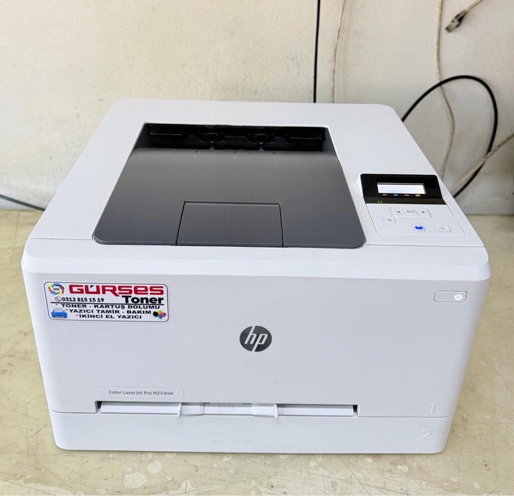 Yazıcı HP M254NW RENKLİ LASER WİFİ Ekonomik Bakımlı Temiz - 3