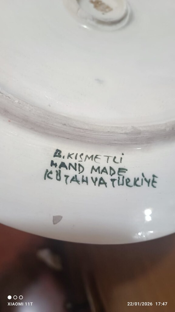EL YAPIMI KÜTAHYA TABAK - 3