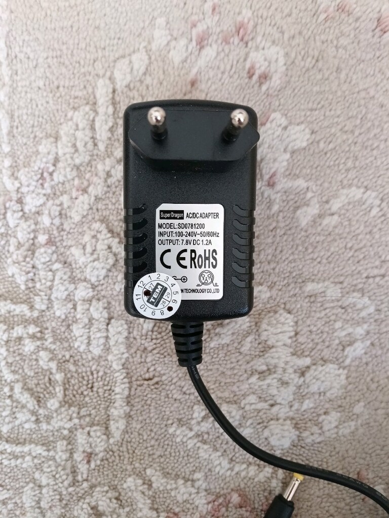 SUPER DRAGON ADAPTÖR SIFIR 7.8 VOLT 1.2 AMPER - 2