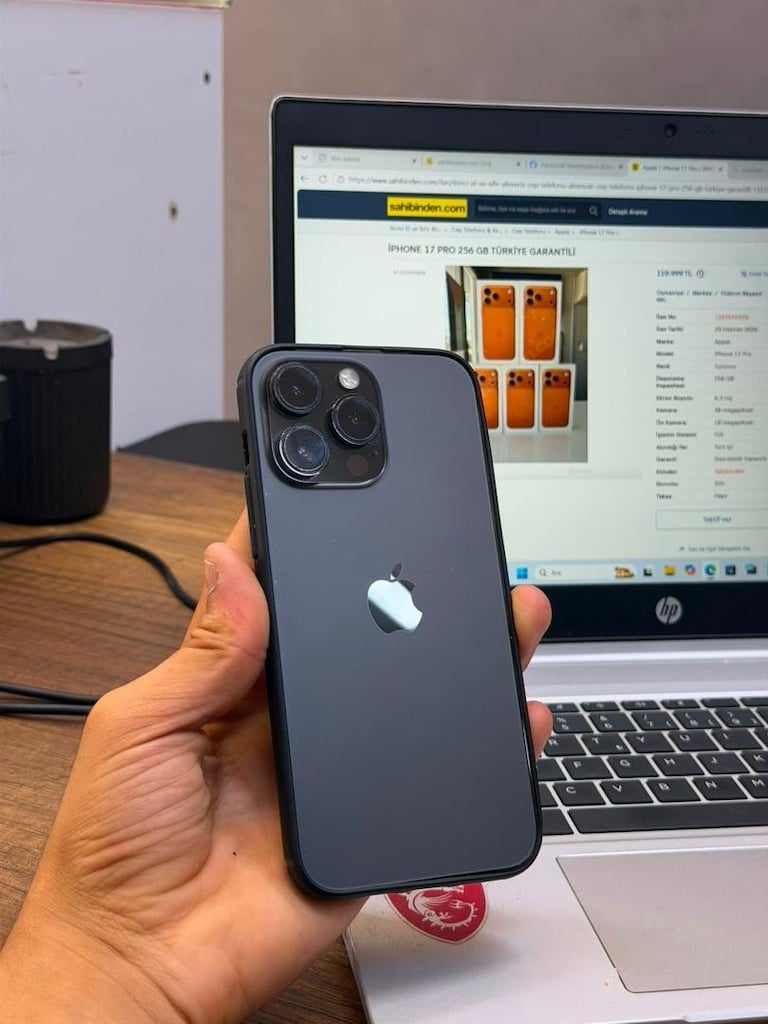 APPLE 14 PRO MAX 256 GB PİL 77 ORJİNAL YD SERİSİ HATASIZ - 5