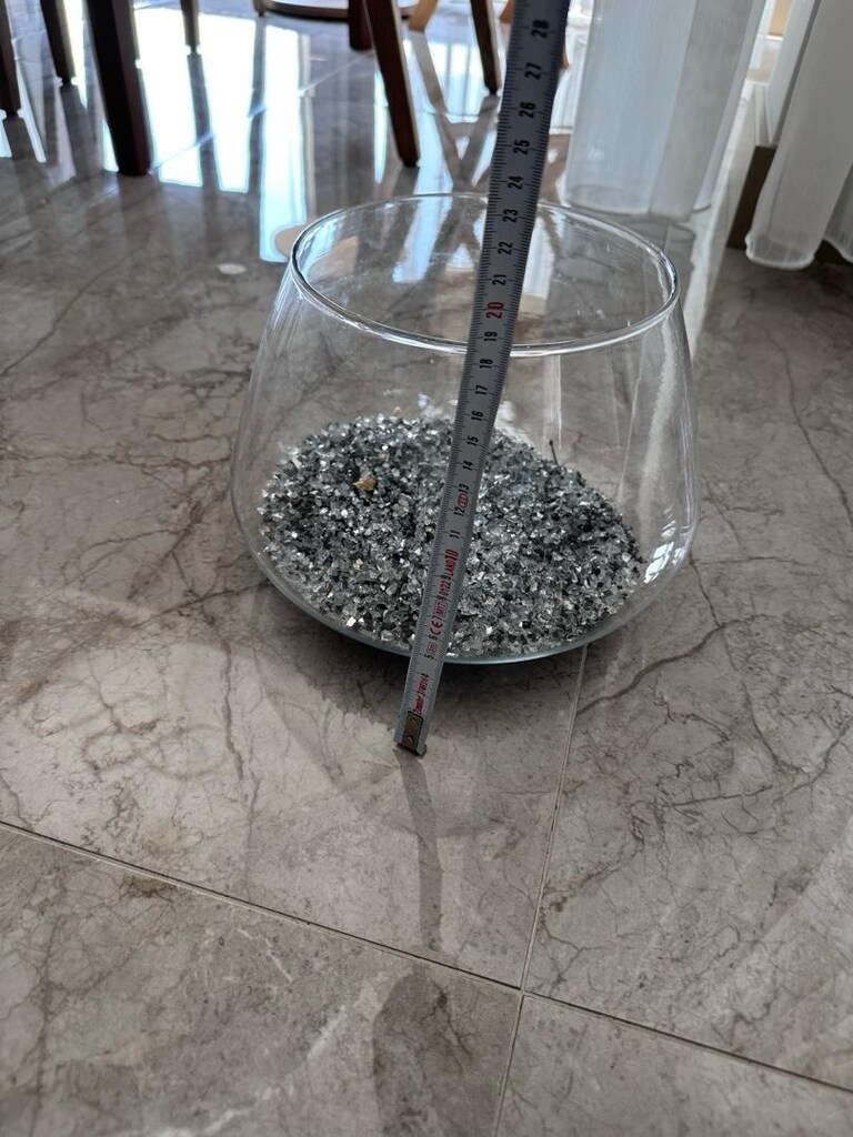 kalın cam fanıs vazo. Akvaryum - 5