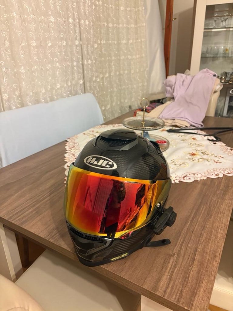 hjc kask interkomla birlikte +vizör