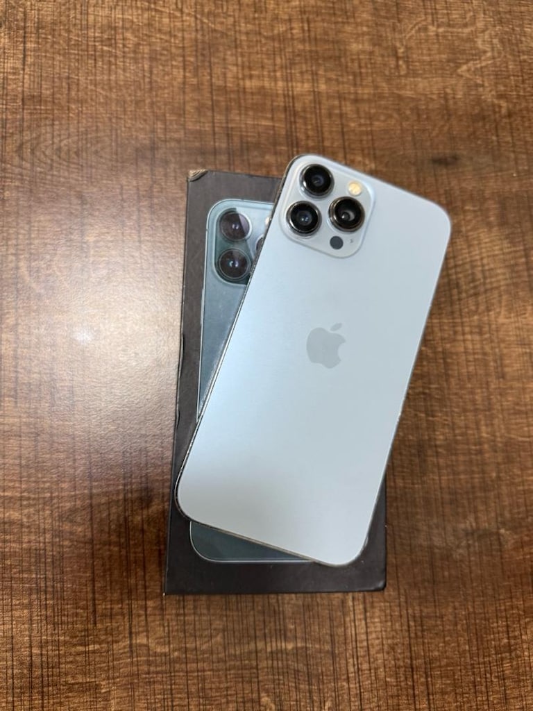 İPHONE 13 PRO MAX 128 GB MAVİ RENK PİL 82 HATASIZ - 3