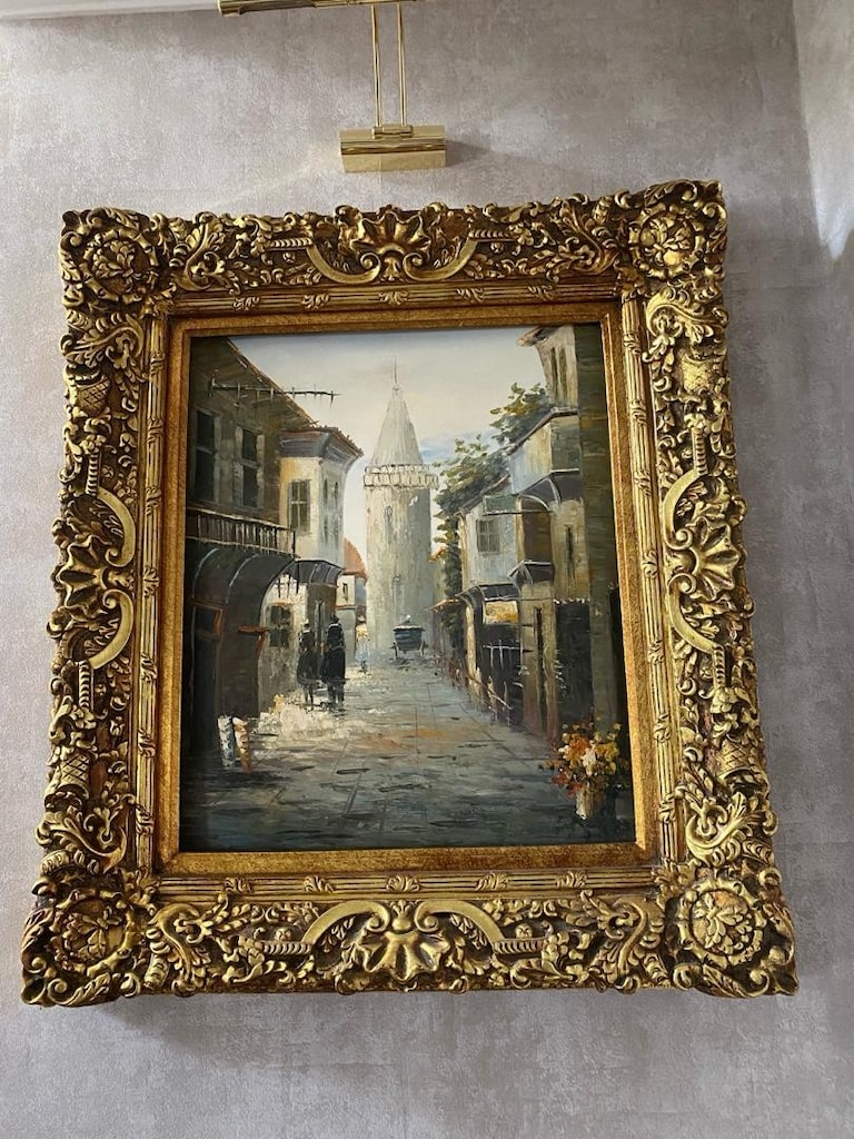 tuval yağlı boya tablo,varak çerçeve adet fiyatı - 4