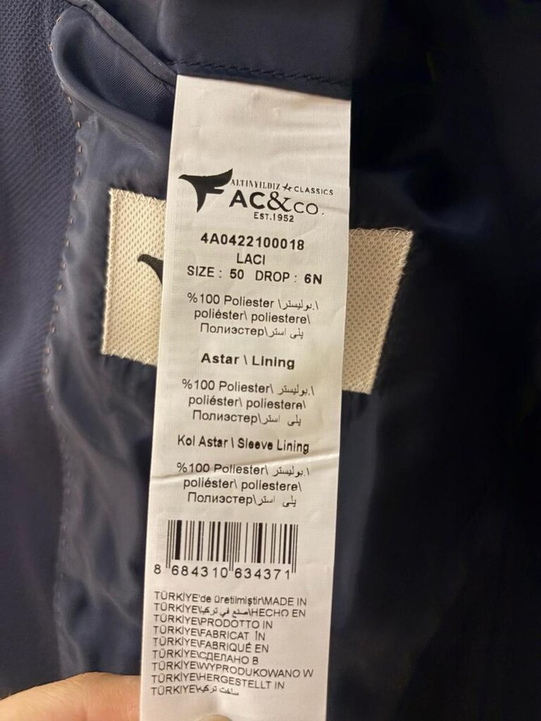 Koyu lacivert Altınyıldız ceket - 4