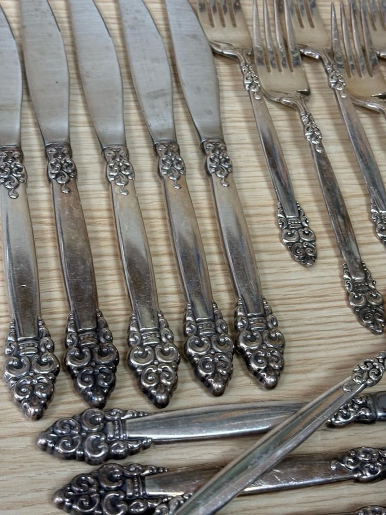 Antika çatal kaşık bıçak seti - 3