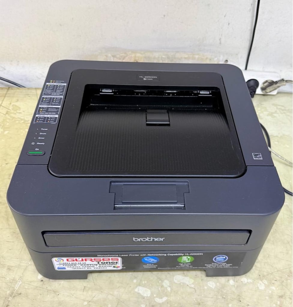 YAZICI BROTHER HL2250DN LASER Ekonomik Bakımlı Networklu - 6
