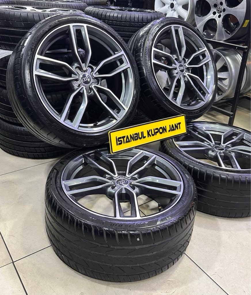 19 İNÇ 5x112 AUDİ A3 A4 A5 A6 JANT LASTİK TAKIMI SIFIR AYAR İŞLEMSİZ - 8