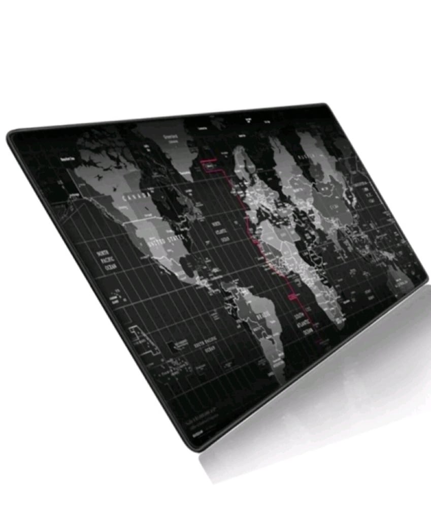 MOUSE PAD 80X30 DÜNYA HARİTALI ŞARJ KABLOSU HEDİYE - 3