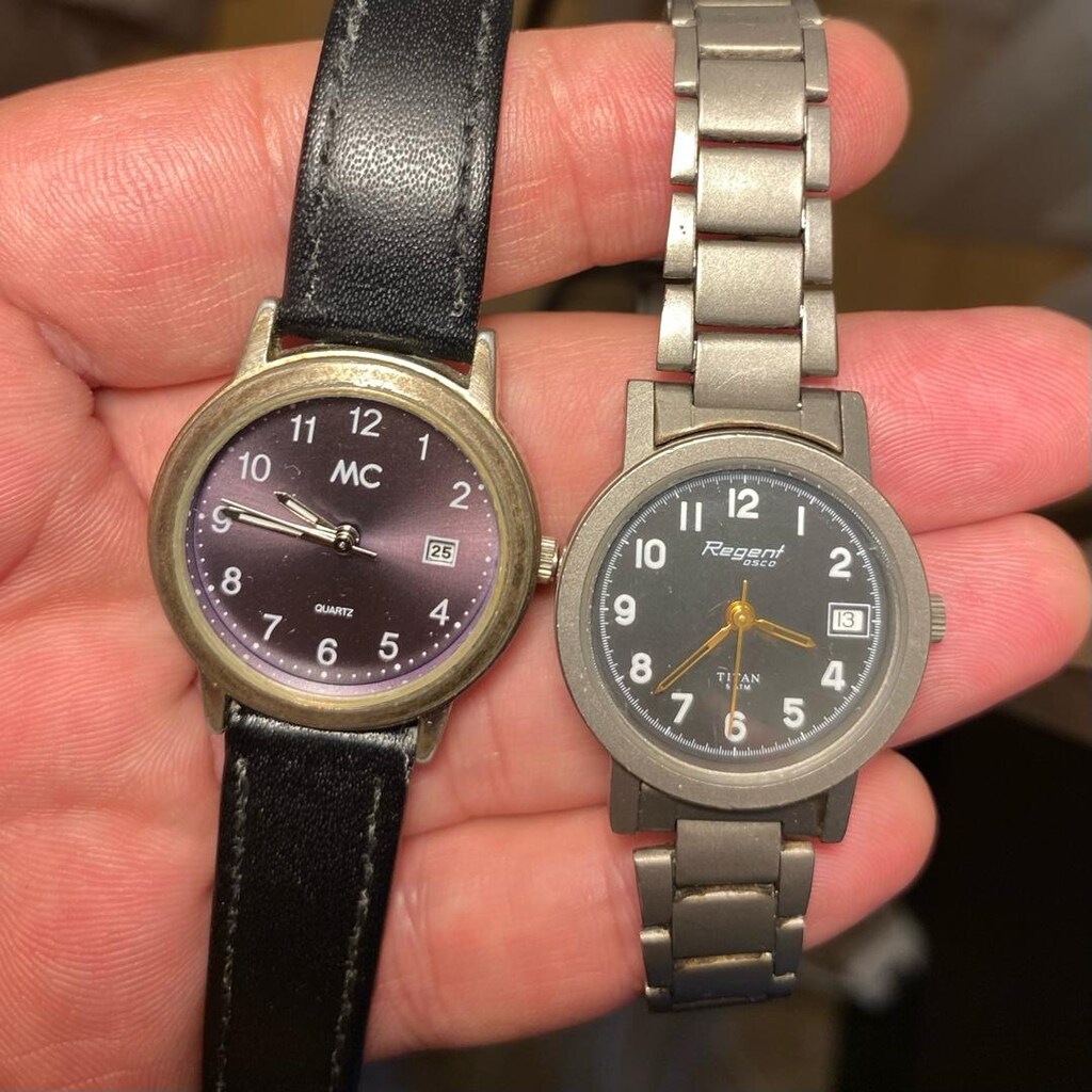 Vintage Kadın Kol Saatleri (2 adet fiyatı)