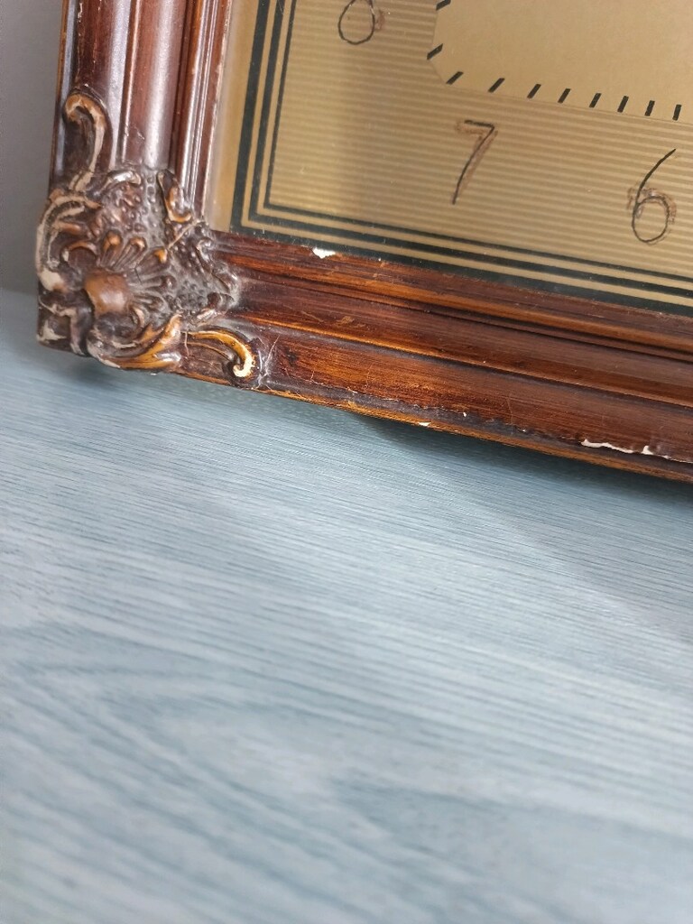 ahşap çerçeveli saat - 4