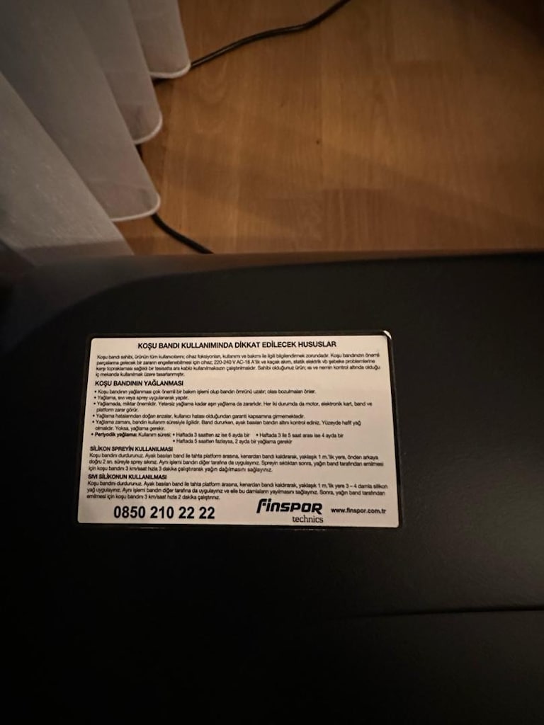 Tunturi Bionic Koşu Bandı - Finspor Orijinal Ürün - 6