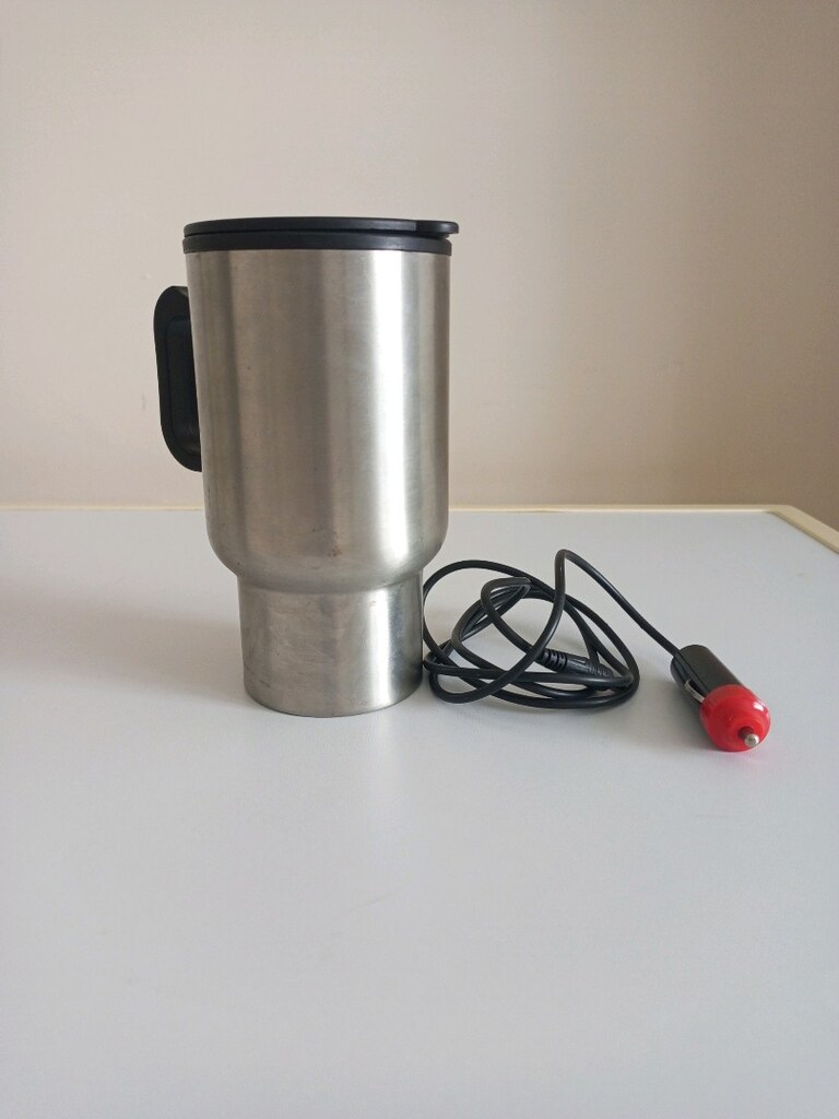 Araç Çakmak Girişli Isıtıcılı Termos Bardak (12V) – Paslanmaz Çelik - 3
