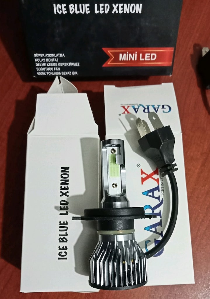 Led Xenon Şimşek Far H4 İce Blue (SIFIR) - 5