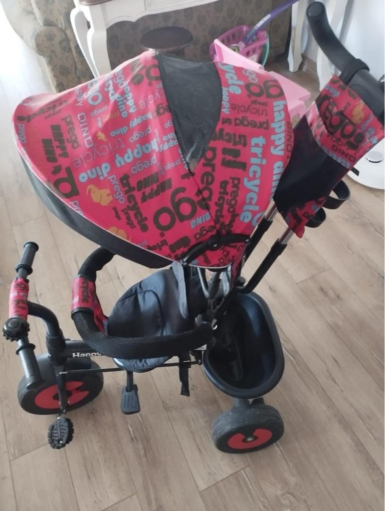 Prego Happy Dino Ebeveyn kontrollü 3 ayaklı bisiklet - 7