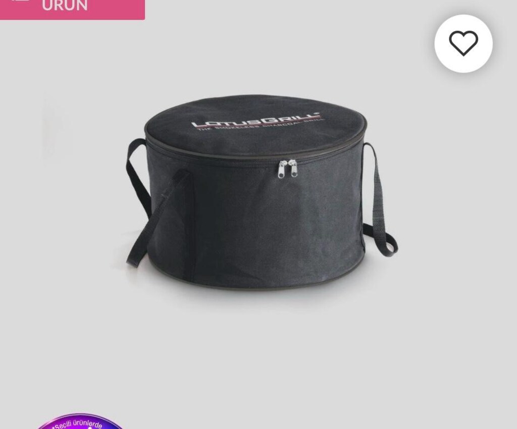 LOTUS GRILL Dumansız Kömürlü Mangal 32 +32 cm Çanta+kömür+Yakıt jeli - 4
