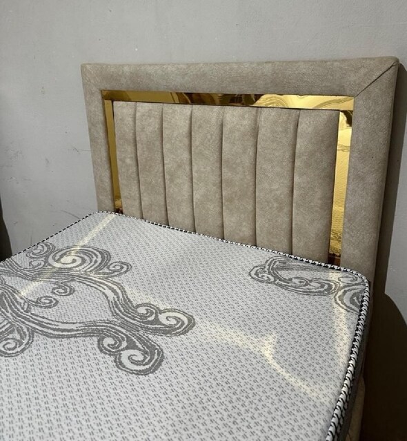 tek kişilik baza başlık yatak Gold detay ree1