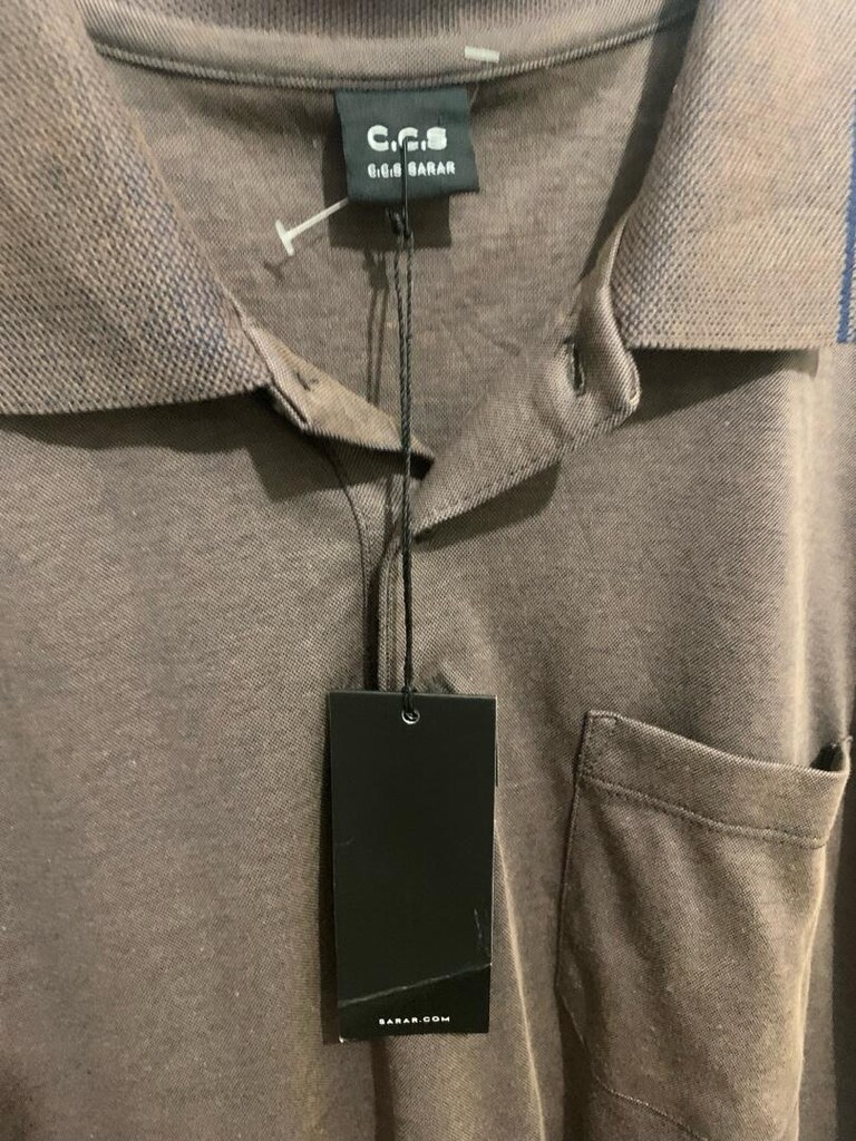 etiketli C.C.S Sarar XL beden Kahverengi T-Shirt - 4