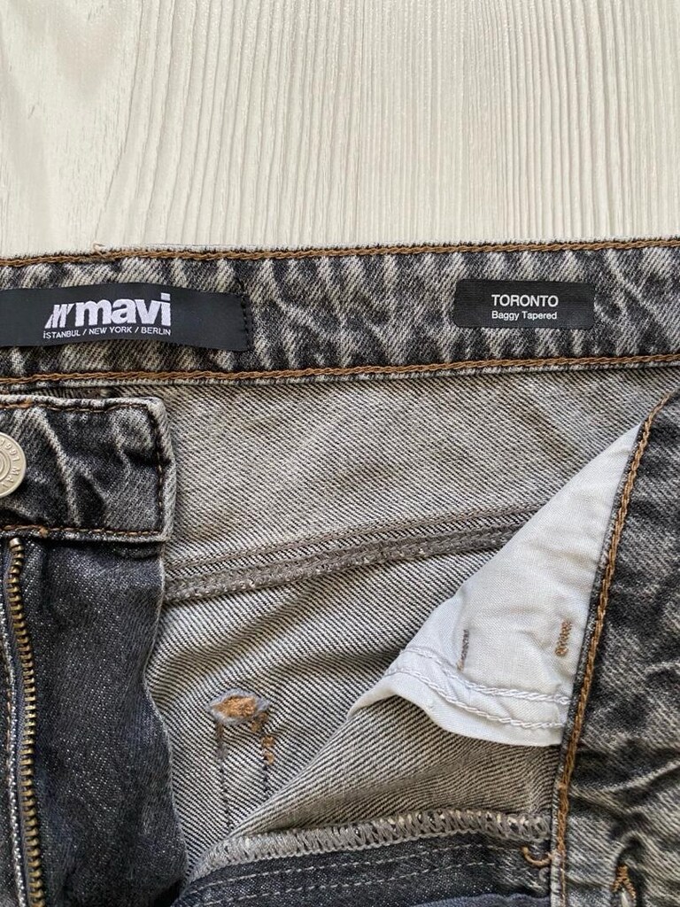 mavi baggy erkek kotpantolon - 7