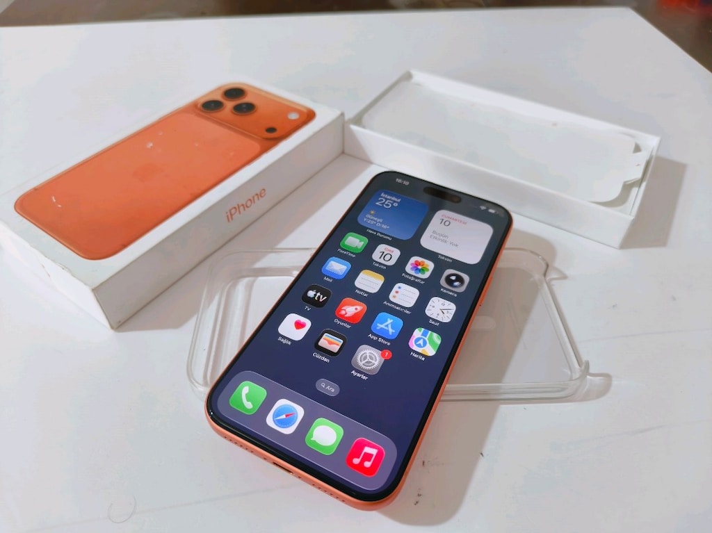 İPHONE 17 PRO MAX YD { NOKTA HATASIZ ÇİFT FİZİKİ SİMLİ} TAKASLI - 10