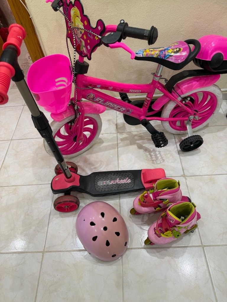 Kız çocuk bisiklet / scooter / paten - 15
