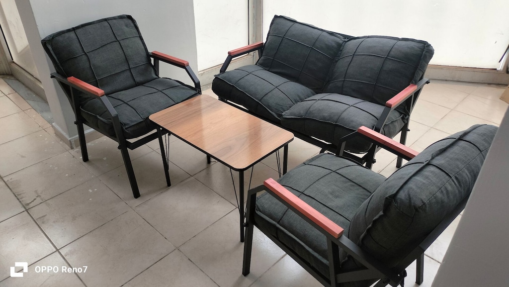 DEKOR BÜRO MOBİLYALARI BAHÇE BALKON OTURMA GRUBU İKİNCİ EL - 3